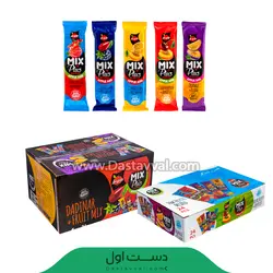 لواشک استیکی میکس دادی نار کارتن 144 عددی