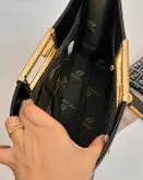 کیف مجلسی زنانه دستی دوشی دخترانه چرم مشکی اسپرت فانتزی مارک فندی FENDI مستر کولیتی لاکچری شیک و خاص اورجینال