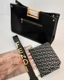 کیف مجلسی زنانه دستی دوشی دخترانه چرم مشکی اسپرت فانتزی مارک فندی FENDI مستر کولیتی لاکچری شیک و خاص اورجینال
