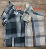 پیراهن سایز بزرگ‌ مردانه چهارخانه‌ کنفی 5XL.6XL
