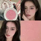 رژگونه پودری تک رنگ شاین دار طرح عروسکی
