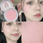 رژگونه پودری تک رنگ شاین دار طرح عروسکی