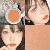 رژگونه پودری تک رنگ شاین دار طرح عروسکی