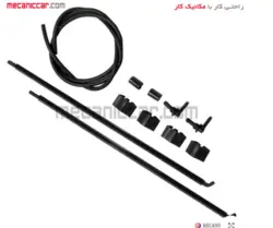 مشخصات و قیمت شیلنگ شیشه شوی (کیت اب پاش) پژو ۴۰۵ و پارس و سمند ارادپارت - قطعه ها