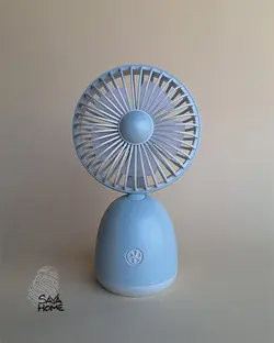 پنکه رومیزی شارژی چراغدار - لوازم خانگی و اکسسوری