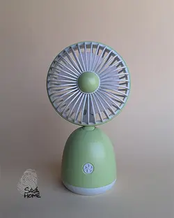 پنکه رومیزی شارژی چراغدار - لوازم خانگی و اکسسوری