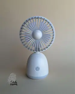 پنکه رومیزی شارژی چراغدار - لوازم خانگی و اکسسوری