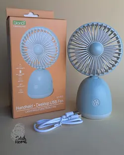 پنکه رومیزی شارژی چراغدار - لوازم خانگی و اکسسوری
