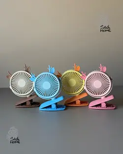 پنکه کلیپسی شارژی گوزنی - لوازم خانگی و اکسسوری