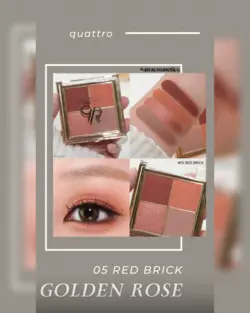 پالت‌های سایه چشم ۴ رنگ گلدن رز   (Golden Rose Quattro Eyeshadow Palette)