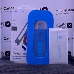 گلس آسان نصب شابلون دار کوزوم kuzoom برای آیفون 15promax