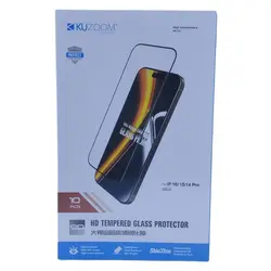 محافظ صفحه نمایش آیفون (گلس) کوزوم kuzoom مناسب برای آیفون 16, 15, 14pro