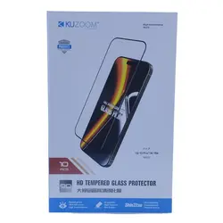 محافظ صفحه نمایش آیفون (گلس) کوزوم kuzoom مناسب برای آیفون 13pro, 13, 14, 16e