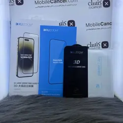 محافظ صفحه نمایش آیفون (گلس) کوزوم kuzoom مناسب برای آیفون 14 و 13 و 13pro