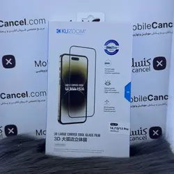محافظ صفحه نمایش آیفون (گلس) کوزوم kuzoom مناسب برای آیفون 14 و 13 و 13pro