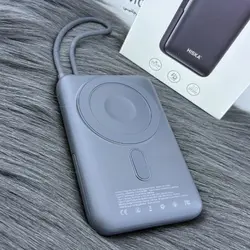 پاوربانک وایرلس هیسکا مدل HP-133PD ظرفیت 10000 میلی آمپر