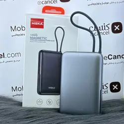 پاوربانک وایرلس هیسکا مدل HP-133PD ظرفیت 10000 میلی آمپر