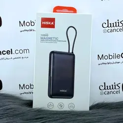 پاوربانک وایرلس هیسکا مدل HP-133PD ظرفیت 10000 میلی آمپر