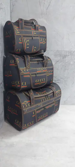 کیف و ساک سه تیکه مسافرتی  کرپ لمینت شده