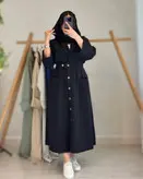 مانتو ساحلی بلند پارکر جنس شانتون فری سایز ارسال رایگان