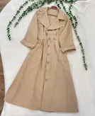 مانتو ساحلی بلند پارکر جنس شانتون فری سایز ارسال رایگان