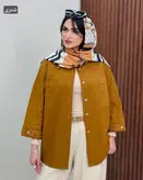 مانتو آستین فلشی با جنس لینن نچرال فری سایز ارسال رایگان