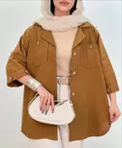 مانتو آستین فلشی با جنس لینن نچرال فری سایز ارسال رایگان