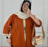 مانتو لینن پانا جنس لینن فری سایز ارسال رایگان