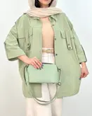 مانتو لینن پانا جنس لینن فری سایز ارسال رایگان