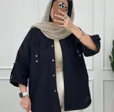 مانتو لینن پانا جنس لینن فری سایز ارسال رایگان