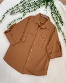 مانتو لینن پانا جنس لینن فری سایز ارسال رایگان