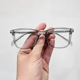 . عینک طبی ۵ کاوره کائوچویی شفاف رنگ طوسی