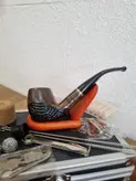 ست پیپ چوبی کد0171 با لوازم و تجهیزات کامل، رنگ قهوه ای  چوب آبنوس جعبه فلزی (آلومینیومی) برند (old wood (pipe brown با ارسال رایگان/مناسب کادویی؛هدیه دادن؛اکسسوری....لاکچری،فوق حرفه ای، اصل