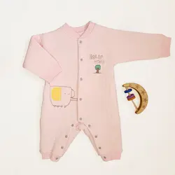 سرهمی پاییزی طرح فیل رنگ صورتی کد 10221 | شیک و نرم