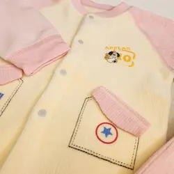 ست سویشرت و شلوار داخل خز مدل کبریتی طرح APPEAR رنگ صورتی