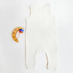 بیلر وارداتی کبریتی طرح خرس رنگ کرم کد 10144 | لطیف و خاص