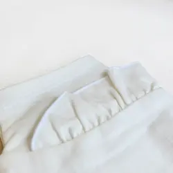 کراپ تیشرت دخترانه آستین چین دار مدل گلدوزی | شیک و خاص