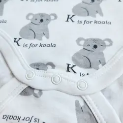 بادی آستین بلند وارداتی طرح K Is For Koala برند C&A