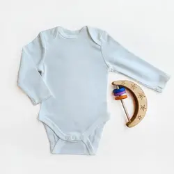 بادی آستین بلند وارداتی ساده رنگ سفید برند C&A | ارسال فوری