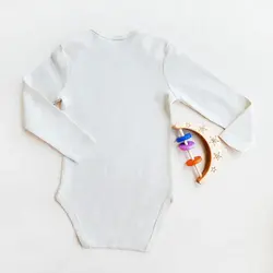 بادی آستین بلند وارداتی طرح گربه خندان برند C&A | پارچه لطیف