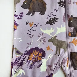 رامپر وارداتی زیپی طرح دوستان جنگلی برند لیندکس | ارسال فوری