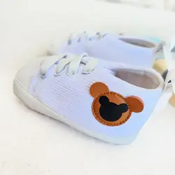 پاپوش کبریتی سفید طرح خرسی | بامزه و راحت برای کوچولوها