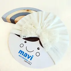 توربان دخترانه پاپیون دار برند ماوی | خاص و شیک