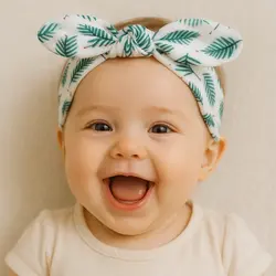 هدبند دخترانه طرح برگ کاج برند Maato | انتخابی خاص و زیبا