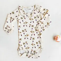 بادی دخترانه آستین بلند طرح شاتوت برند Lil Atelier