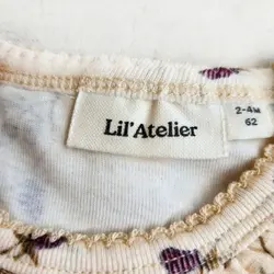 بادی دخترانه آستین بلند طرح شاتوت برند Lil Atelier