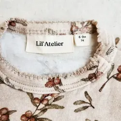بادی دخترانه آستین بلند طرح زیتون برند Lil Atelier