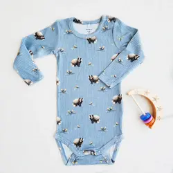 بادی آستین بلند کبریتی طرح راسو برند Name It