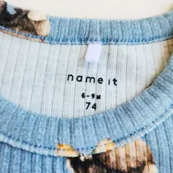 بادی آستین بلند کبریتی طرح راسو برند Name It