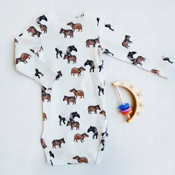 بادی آستین بلند طرح مورچه خوار برند Name It | راحت و شیک